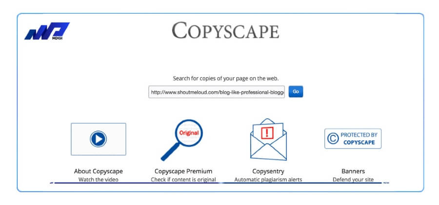 Kiểm tra trùng lặp nội dung với Copyscape