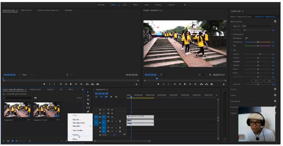 Bước 1 Chèn logo vào video trong Adobe Premiere Pro