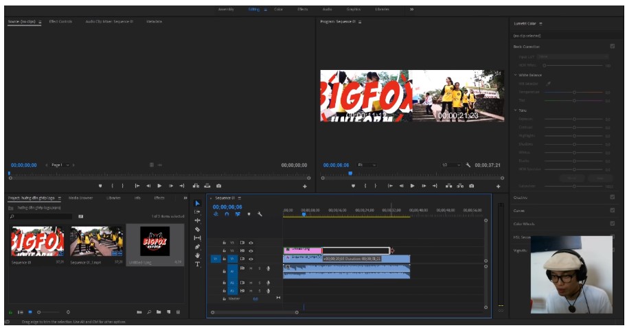 Bước 2 Chèn logo vào video trong Adobe Premiere Pro