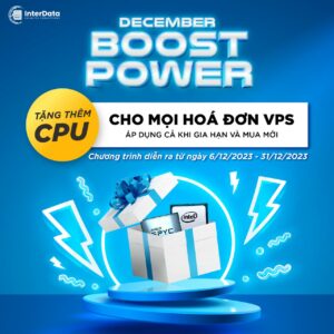 Ưu đãi tặng thêm tài nguyên - Dịch vụ VPS tặng thêm CPU miễn phí