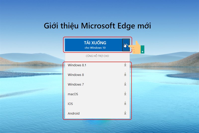 Bước 2 Cách tải và cài đặt trình duyệt Microsoft Edge trên máy tính