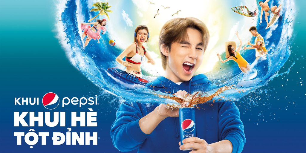 Key visual của Pepsi - “Khui Pepsi – khui hè tột đỉnh”