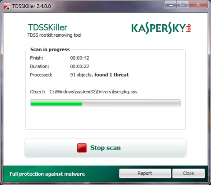 Phần mềm Kaspersky TDSSkiller