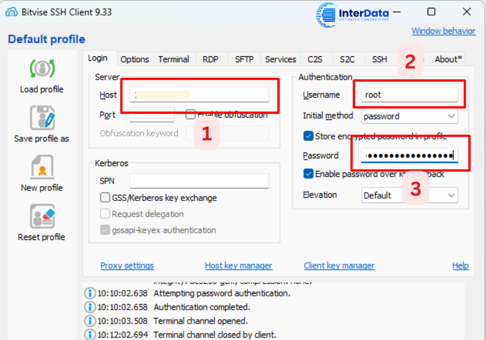 Hướng dẫn đăng nhập VPS InterData (6)