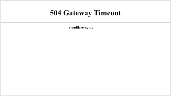 504 Gateway Time-out 1