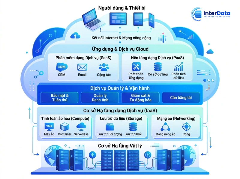 Public Cloud là gì? Ưu nhược điểm và Tiêu chí thuê Cloud tối ưu 2 Kiến trúc của mô hình Public Cloud