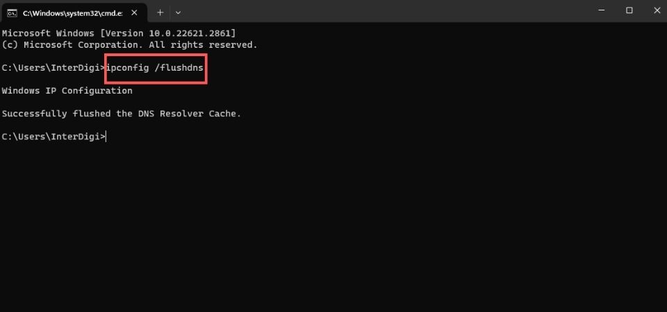 Lỗi 502 Bad Gateway Là Gì? Nguyên Nhân & 12+ Cách Sửa Lỗi 5 Nhập lệnh Command Prompt