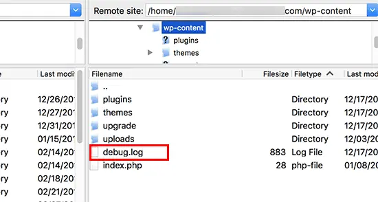 Tìm file có tên debug như trên