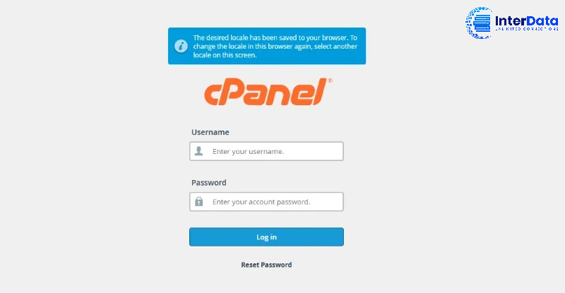 đăng nhập vào cpanel