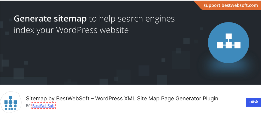 7+ Plugin Sitemap cho WordPress tăng tốc SEO, thứ hạng 7 Sitemap by BestWebSoft