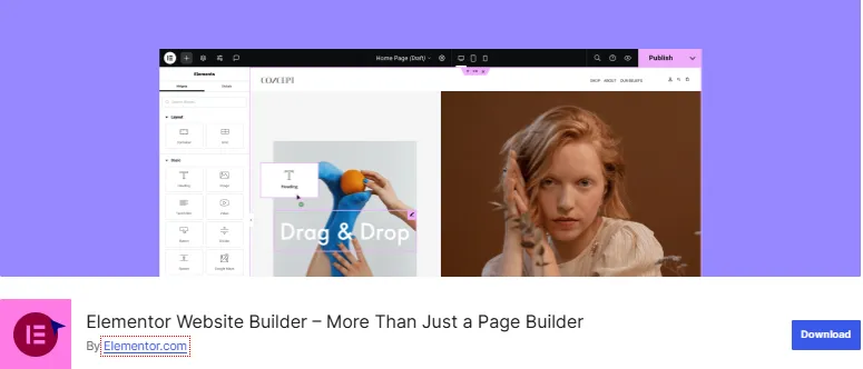 Top các Plugin Editor WordPress phổ biến nhất hiện nay 5 Plugin Elementor Page Builder