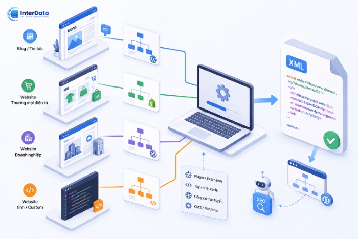 Sitemap XML Là Gì? Cấu Trúc, Cách Tạo & Khai Báo Google 3 Cách tạo Sitemap XML theo từng loại website