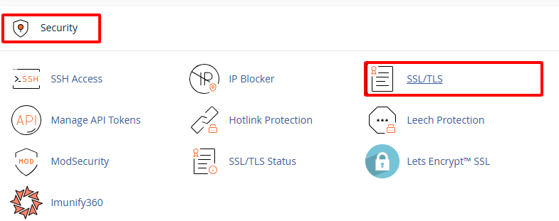 Chọn SSL TLS
