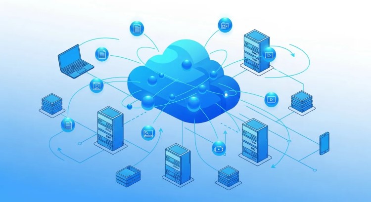 Cloud Storage Là Gì? Kiến Thức Toàn Diện Về Lưu Trữ Đám Mây (2026) 2 Nguyên lý hoạt động của Cloud Storage