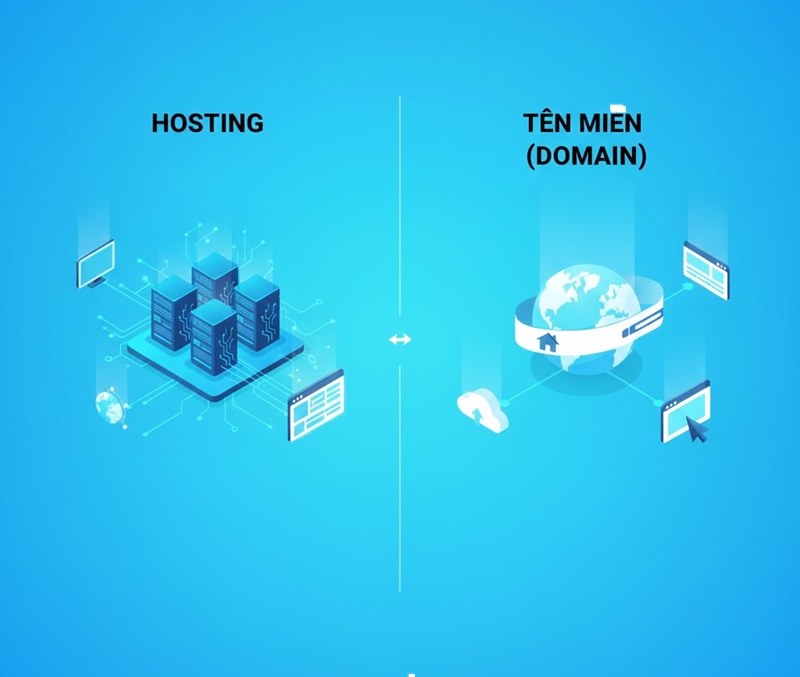Phân biệt Hosting và tên miền