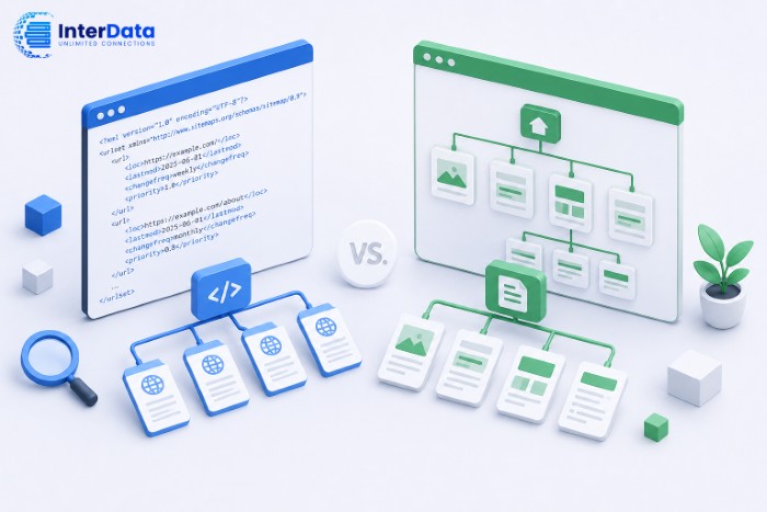 Sitemap XML Là Gì? Cấu Trúc, Cách Tạo & Khai Báo Google 2 Phân biệt sitemap XML và sitemap HTML