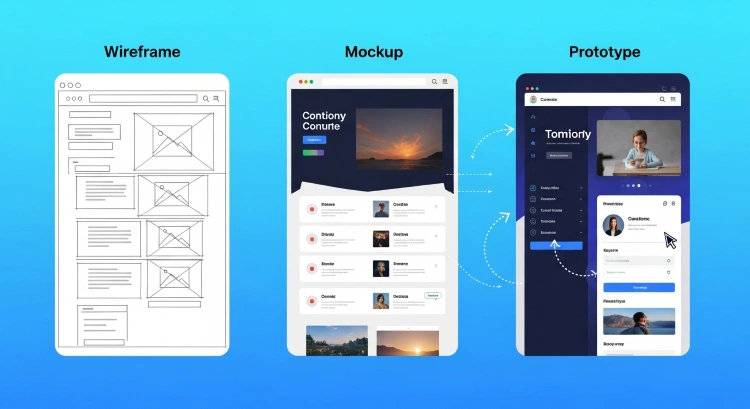 Mockup Là Gì? Phân Biệt Wireframe, Mockup & Prototype 2 Wireframe, Mockup và Prototype