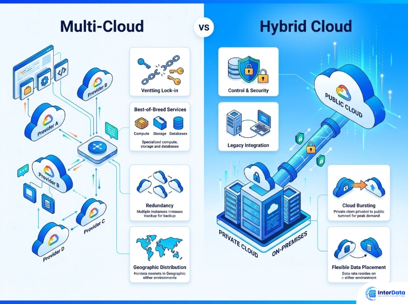 So sánh Multi-Cloud và Hybrid Cloud