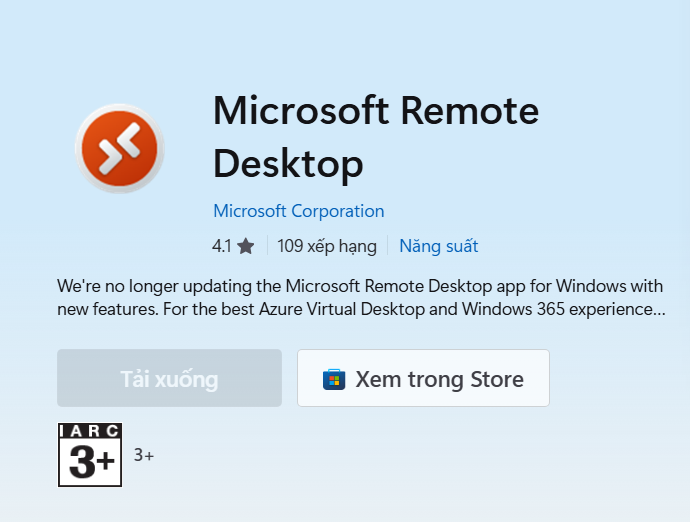 Microsoft Remote Desktop