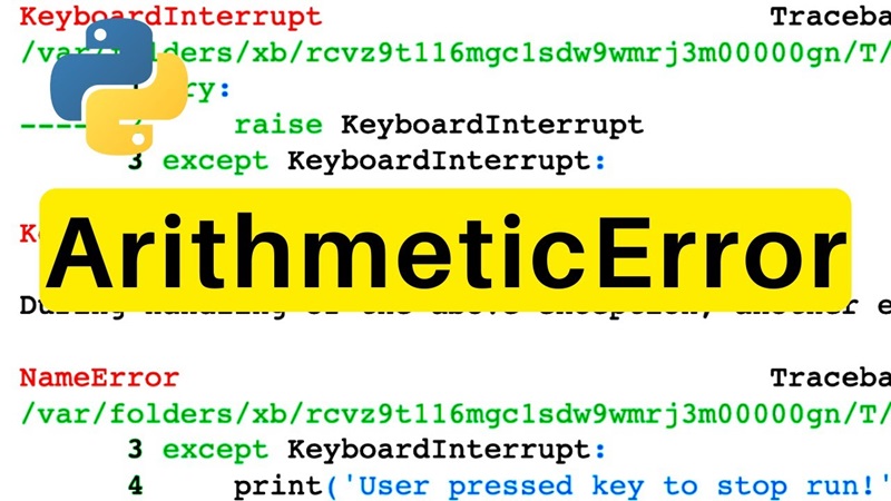 Các Lỗi Trong Lập Trình Phổ Biến & Cách Khắc Phục Hiệu Quả 4 Lỗi số học Arithmetic Errors trong lập trình