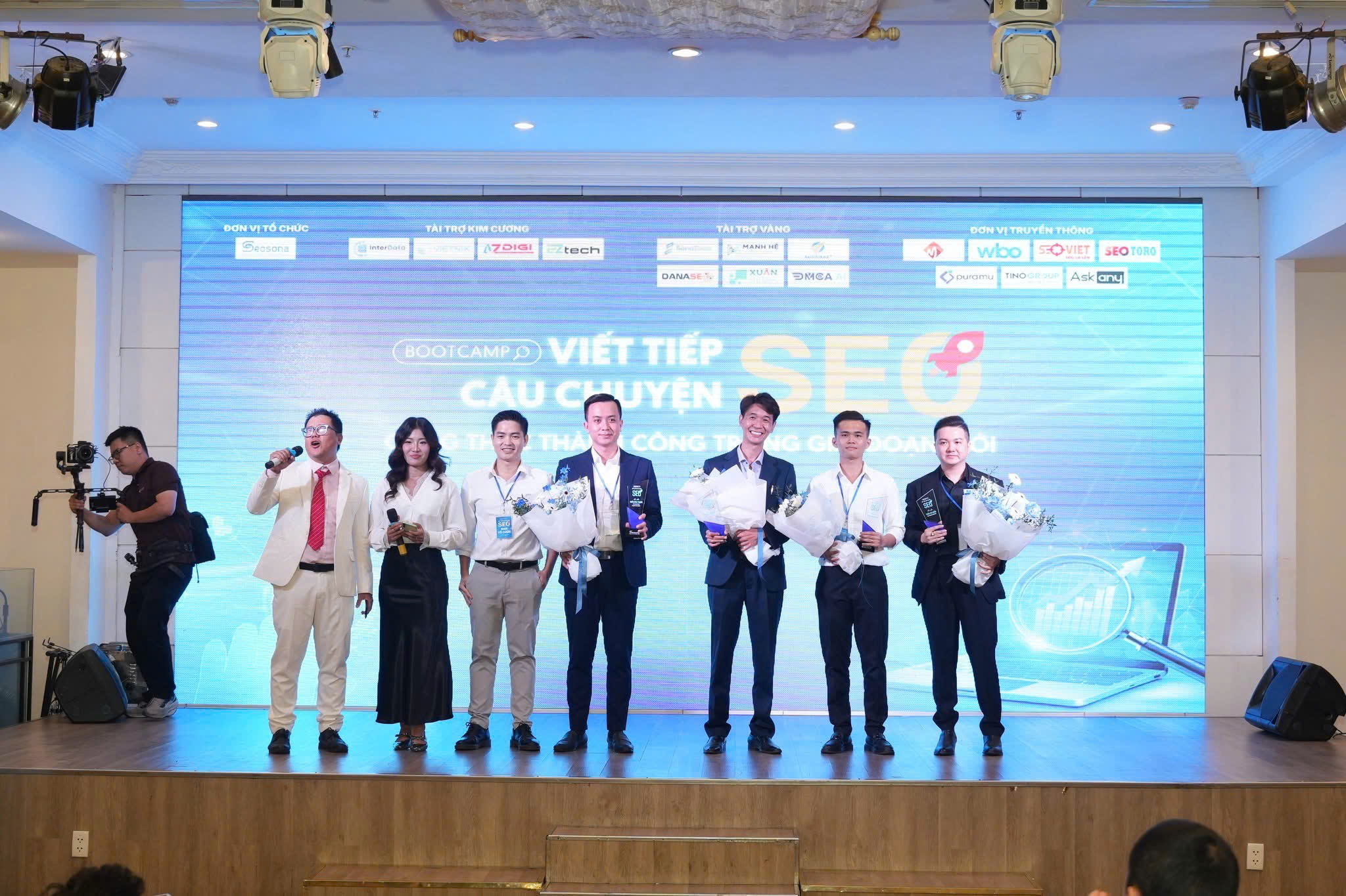 InterData Đồng Hành Cùng Bootcamp: “Viết Tiếp Câu Chuyện SEO 2025” 3 Các diễn giả tại sự kiện