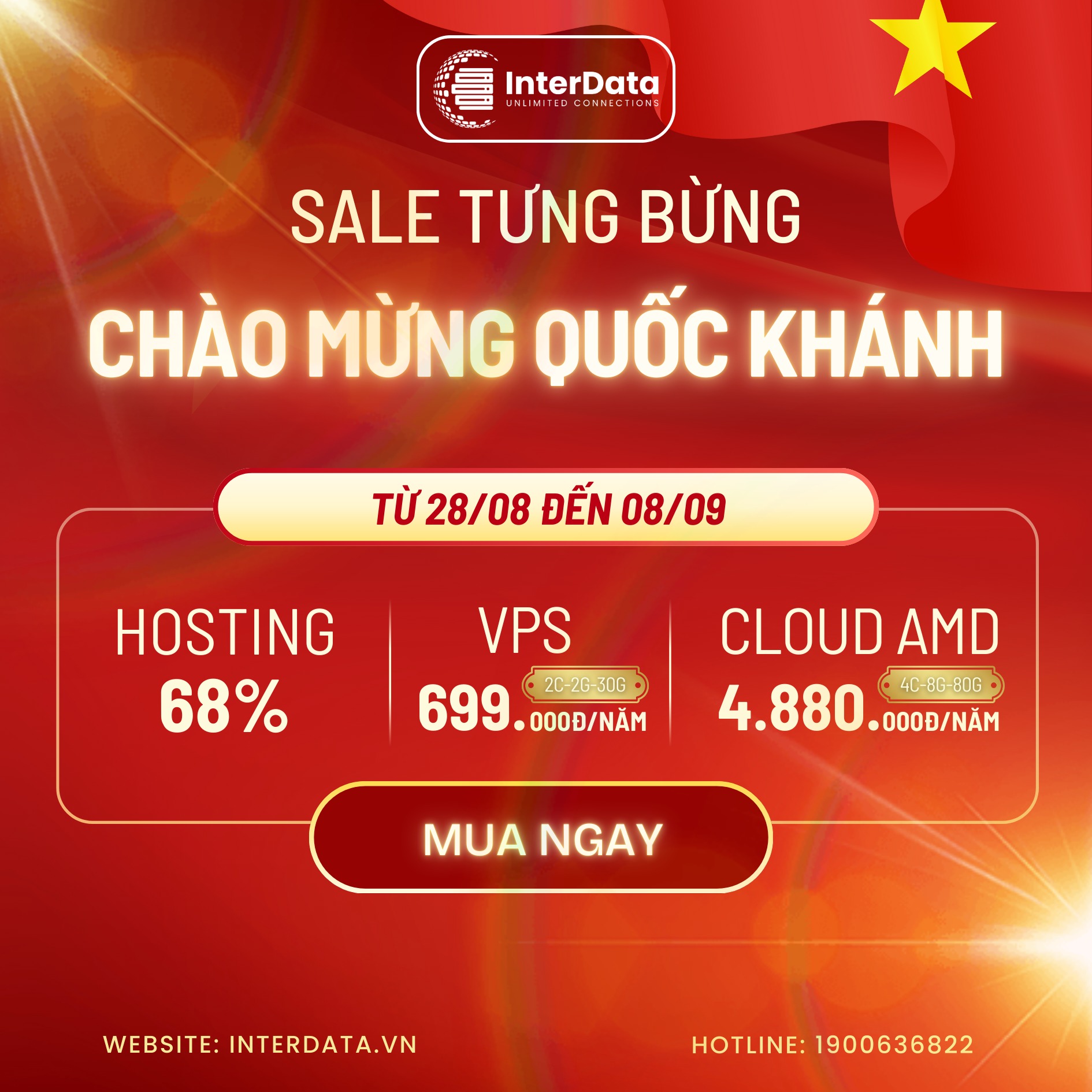 Sale tưng bừng - Chào mừng 80 năm Quốc Khánh