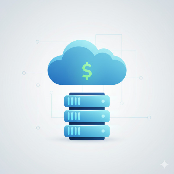 Cloud VPS với icon đô la