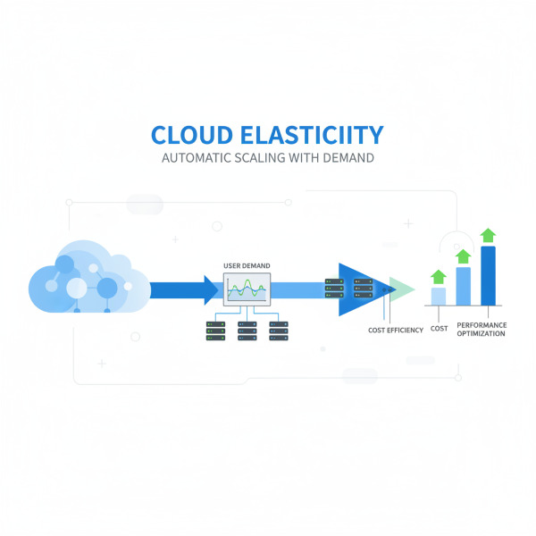 Cloud Elasticity là gì? Tìm hiểu khái niệm, lợi ích và ứng dụng thực tiễn 2 Nguyên lý hoạt động của Cloud Elasticity