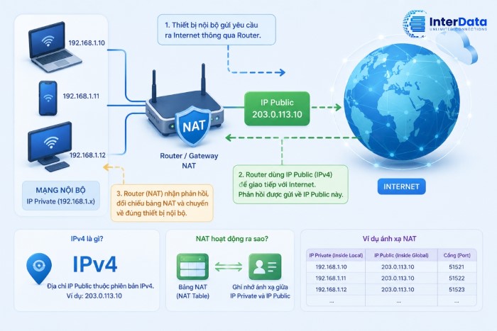 Sơ đồ nguyên lý hoạt động của IP Public