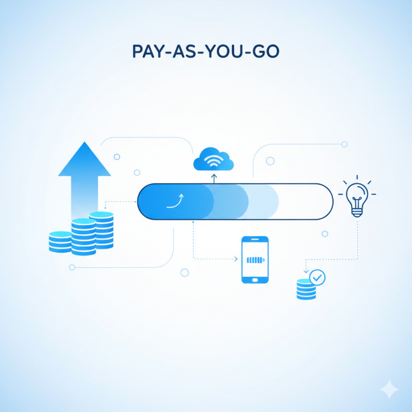Cách hoạt động của Pay-as-you-go