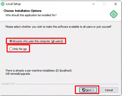 Cài đặt phần mềm LocalWP trên Windows