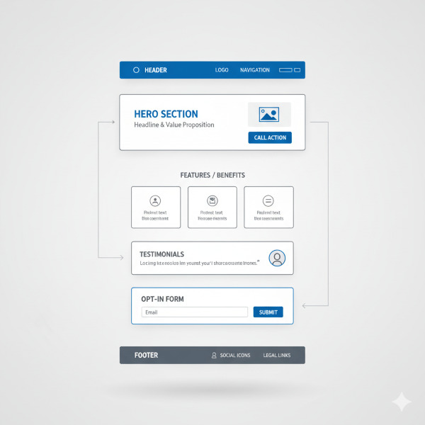 Cấu trúc của Landing Page
