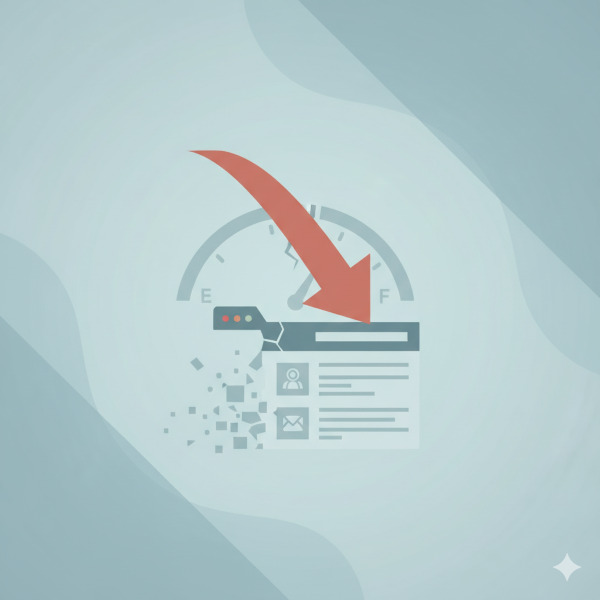 Hiệu suất website bị giảm