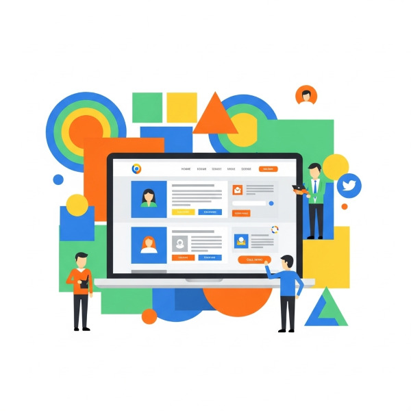 Thiết kế website phẳng (Flat Design) là gì? Toàn tập về xu hướng web hiện đại 5 Thiết kế phẳng