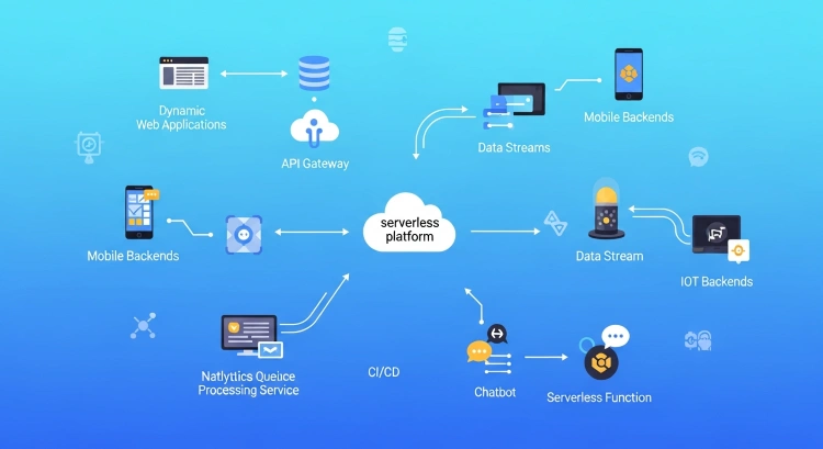 Serverless Computing Là Gì? Hướng Dẫn Toàn Diện Từ A-Z Về Kiến Trúc Không Máy Chủ 4 Các trường hợp sử dụng Serverless