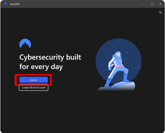 Đăng nhập NordVPN