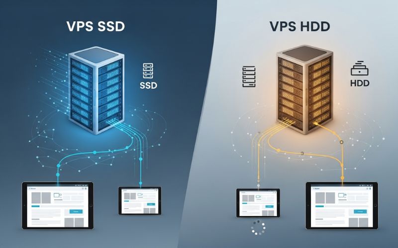 VPS SSD vs VPS HDD: So sánh chi tiết, Nên dùng loại nào? 4 Nên chọn VPS SSD hay VPS HDD cho website