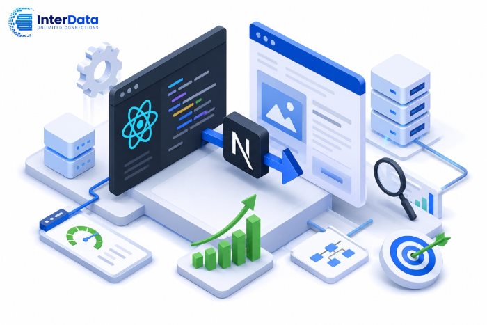 NextJS là gì? Vì sao web React cần nó để lên top Google? 2 NextJS giúp cải thiện SEO cho React