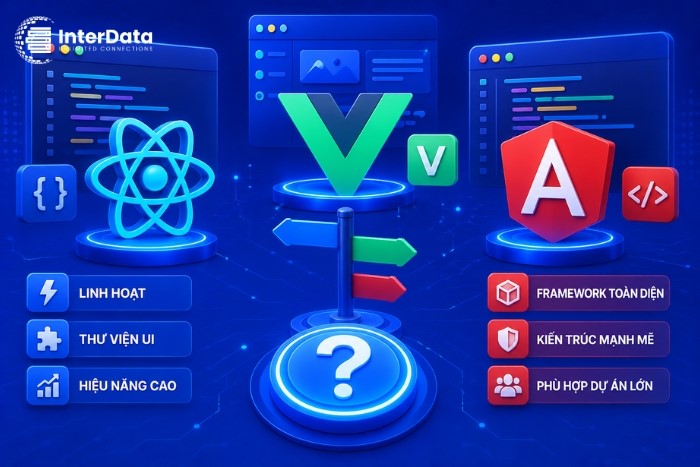 React So Với Vue Và Angular
