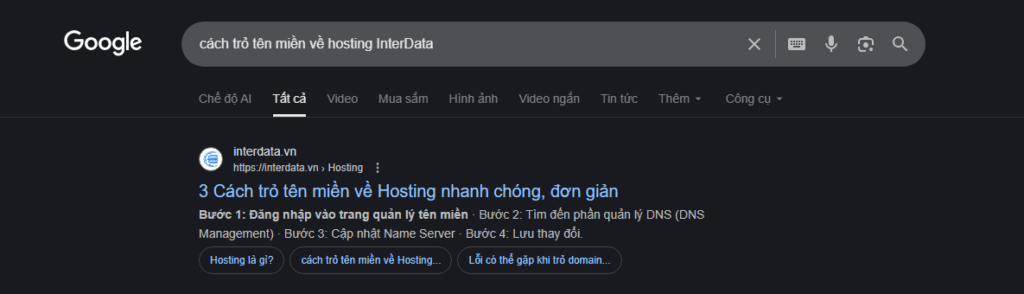 Tìm kiếm bài viết hướng dẫn bằng Google