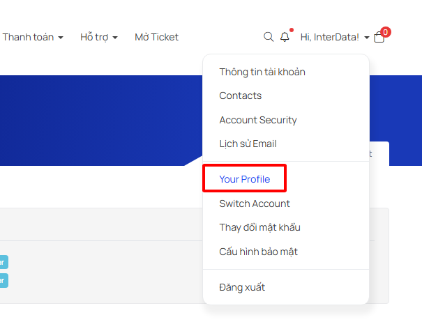 Chọn Your Profile
