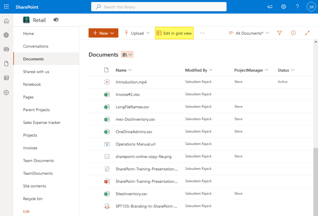SharePoint là gì? Tính năng, Phân biệt SharePoint và OneDrive chi tiết 6 Mở tài liệu trên SharePoint