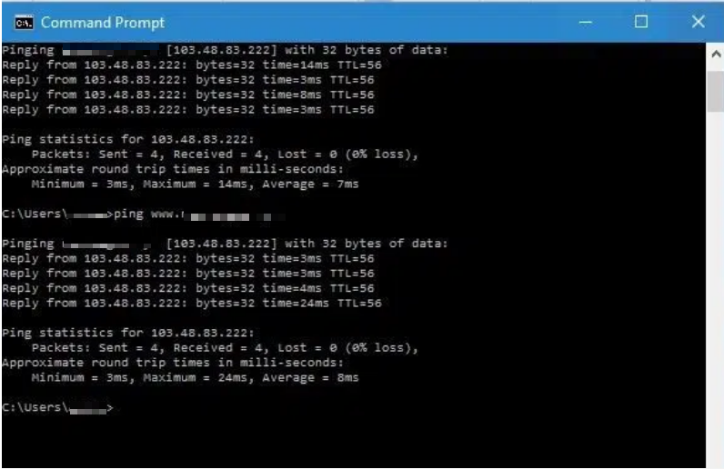 Kiểm tra domain đã trỏ về đúng IP Hosting, VPS chưa
