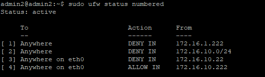 UFW là gì? Toàn tập về Ubuntu Firewall và các lệnh, cách cài đặt 13 dùng ID của các quy tắc để xóa