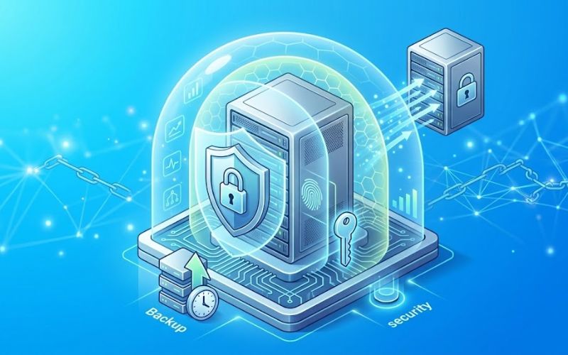 Hosting Bảo mật đa lớp và Sao lưu dữ liệu