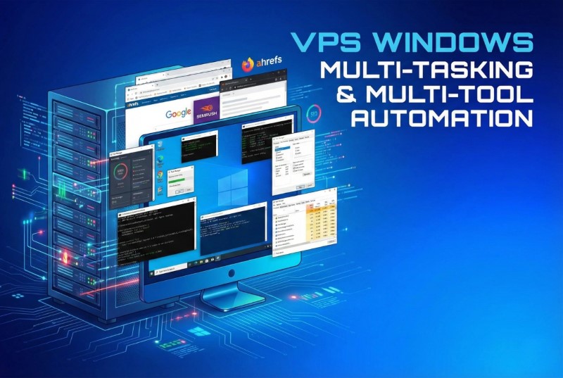 VPS MMO Là Gì? Hướng Dẫn Chọn Cấu Hình Treo Tool 24/7 2 VPS Windows chạy đa tiến trình