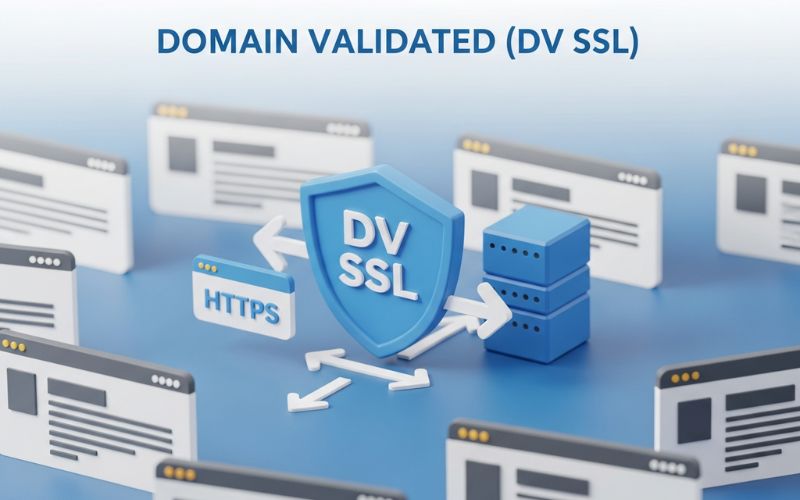 Website sử dụng DV SSL