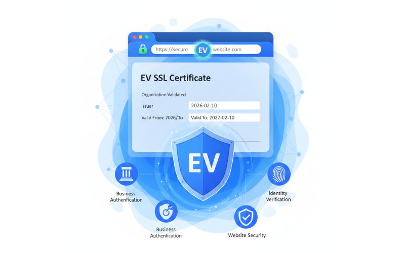 Website sử dụng EV SSL