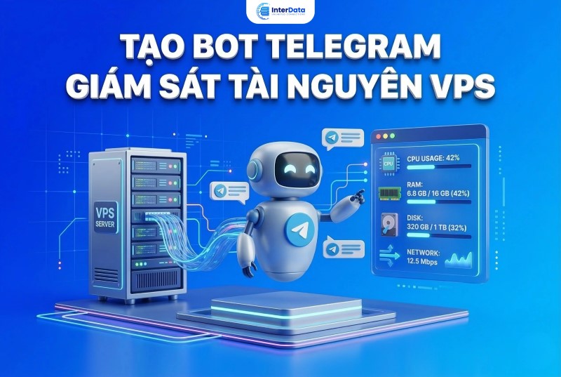 Bot telegram giám sát tài nguyên VPS