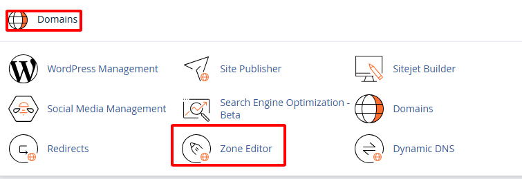 Cấu Hình DKIM Và SPF cPanel Giúp Email Vào Inbox 100%, Đơn Giản 8 Chọn Zone Editor